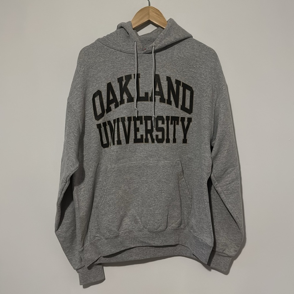 Vintage Oakland University Hoodie / Champion / Large / Y2K / Golden Grizzlies